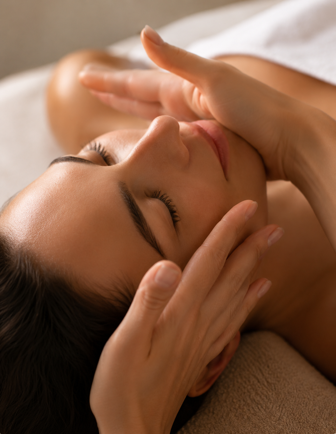 Nettoyage du visage avec massage Kobido